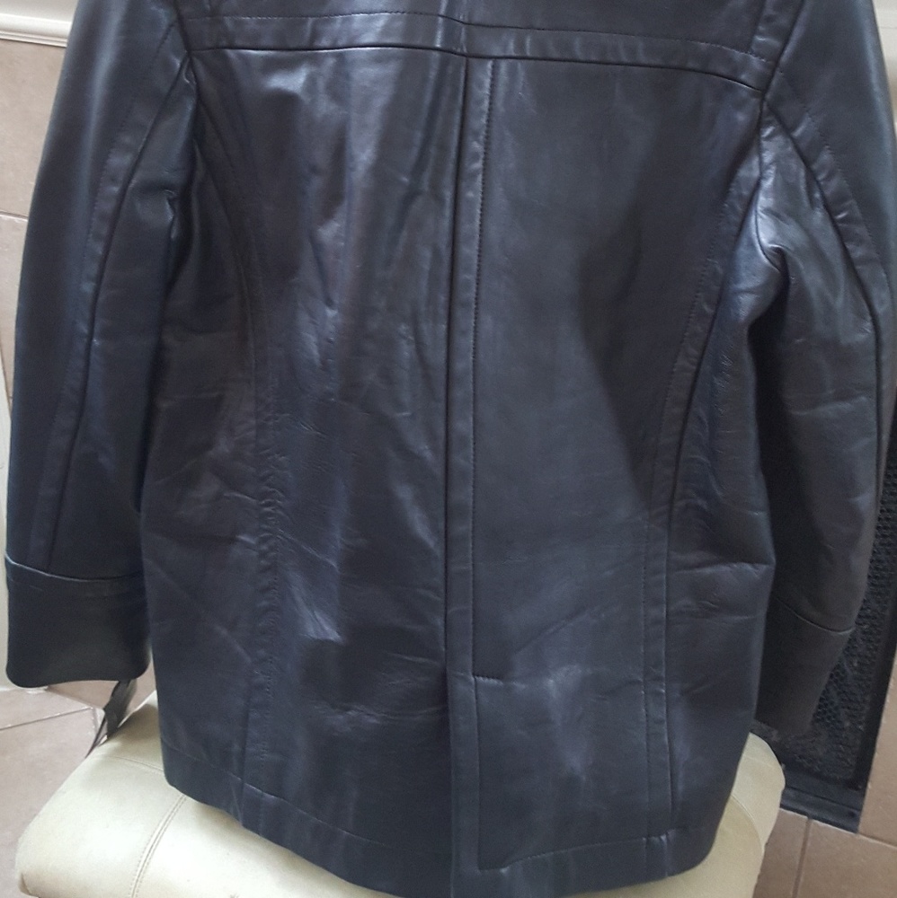 NEW, Kenneth Cole Reaction, men's leather jacket..price firm, NWT - Picture 2 of 7